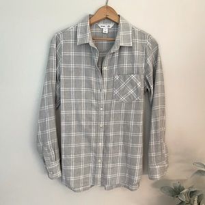 Women’s Flannel Button Down Top | Size Small